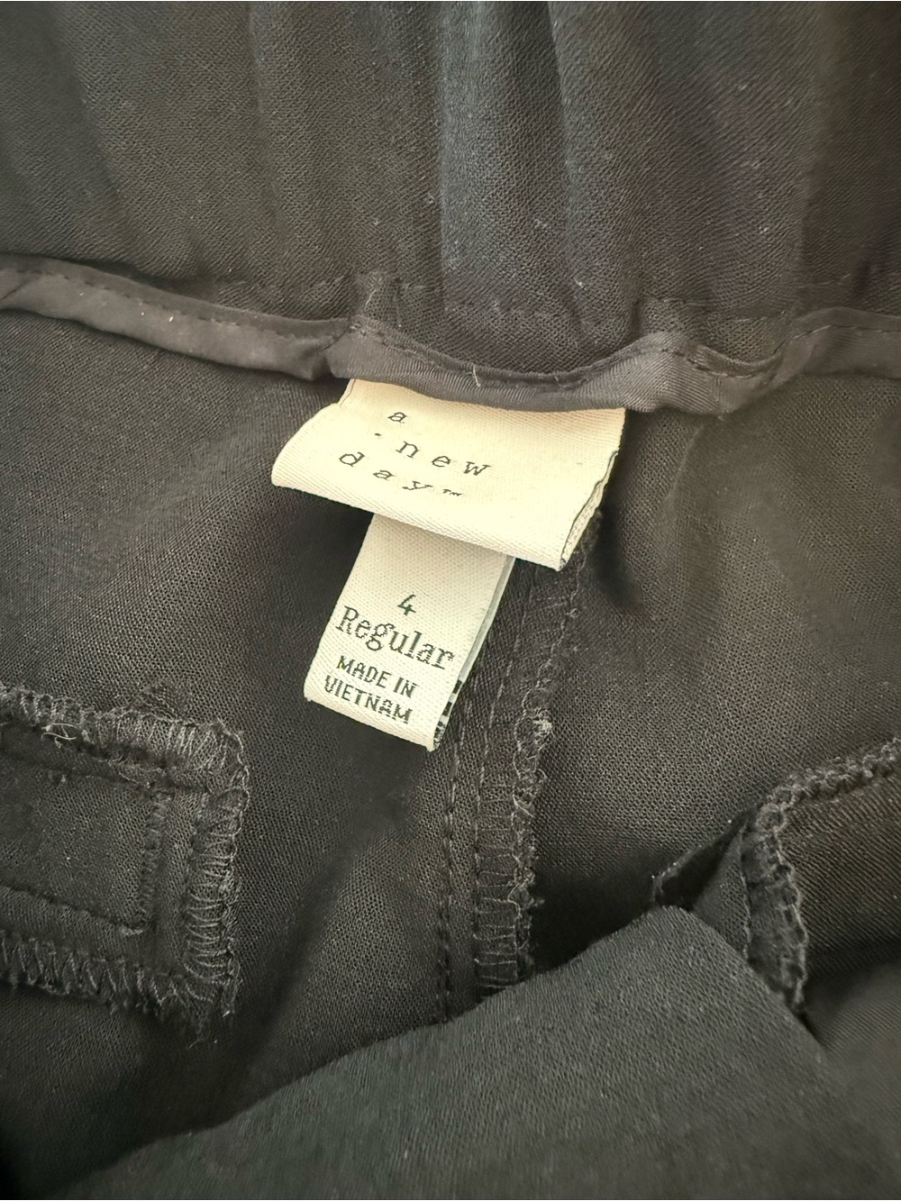 a new day Black Wide-Leg 4 Regular Pants - Picture 6 of 7